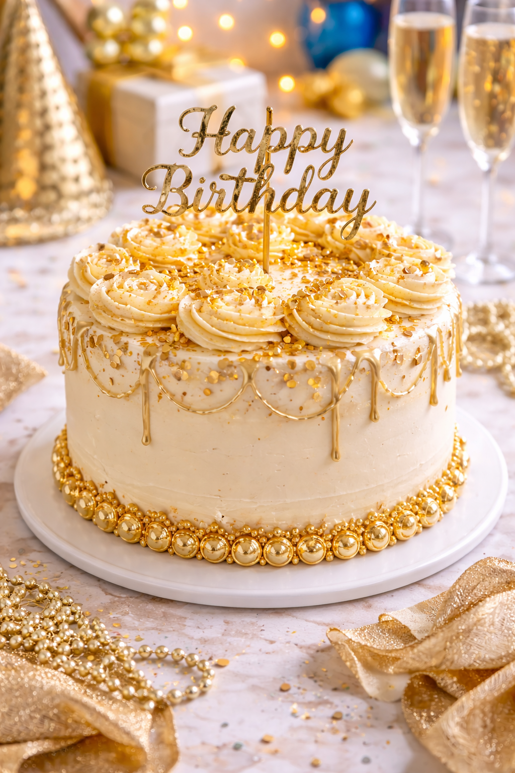 Celebration cake mockup